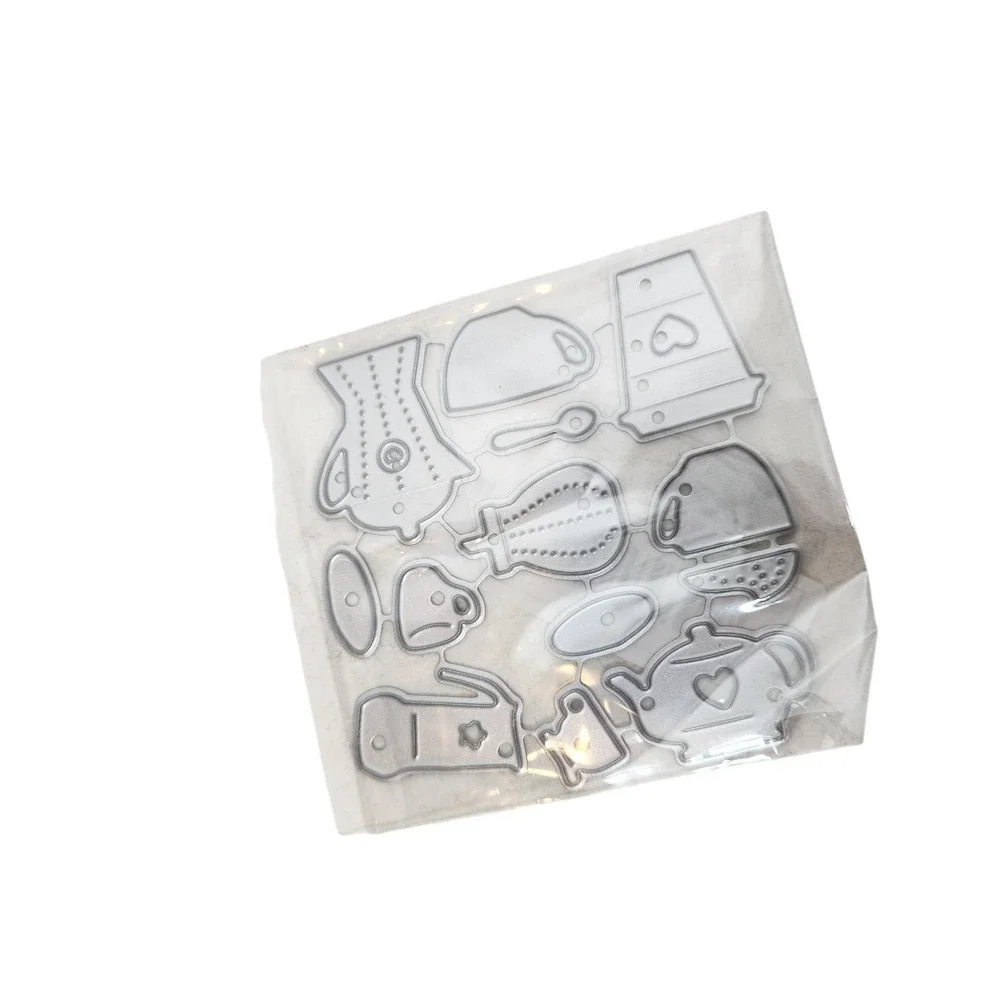Tea Coffee Cup Teapot Metal Cutting Dies Lot Scrapbook Cardmaking Craft Set